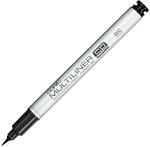 COPIC Multiliner SP Brush S, Black, Aluminium Fineliner mit einer feinen Spitze und