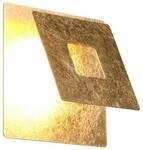 Trio Leuchten Wandleuchte Leano 240319179, Metall goldfarbig, inkl. 6 Watt LED,