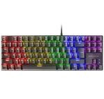 Mars Gaming MK80 Schwarz, Franz&ouml;sisch Sprache, Mechanische Gaming Tastatur TKL FRGB,
