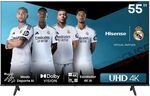 Hisense 55 Zoll 55A6N 4K UHD Dolby Vision HDR VIDAA Smart TV mit YouTube,...