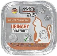 Mac's Katzenfutter getreidefrei Vetcare Urinary Huhn & Pute, 100 g, (16X100g)