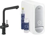 Grohe Blue Home Kit + Armatur L-Auslauf schwenkbar mit Filter und Sprudel...