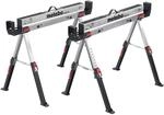 metabo MAB 82-2 Arbeitsbock-Set, Unterstellb&ouml;cke h&ouml;henverstellbar, Stahl