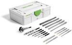 Festool Bohrer- und Bit-Set SYS3 S 76-BB-Set &ndash; Centrotec kompatibel &ndash; F&uuml;r Holz,