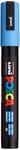 POSCA 182547 - POSCA Marker mit mittelfeiner Rundspitze, himmelblau