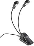 K&M 12245 Notenpultleuchte Double4 LED FlexLight Schwarz - Befestigung per Clip - 2