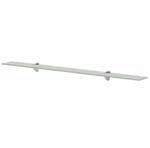 vidaXL Wand Regal Glasregal Glasboden Glasablage Badregal Mattiert 100x20cm 8 mm