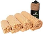 pandoo Bambus Reisehandtuch - Ultraleicht, extrem saugf&auml;hig, antibakteriell &