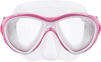Cressi Samoa Mask - Maske Samoa zum Tauchen und Schnorcheln, Transparent/Rosa,
