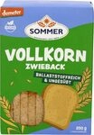 Sommer & Co. Bio Demeter Weizen-Vollkorn Zwieback, vegan (1 x 200 gr)