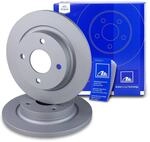 ATE 2x Bremsscheibe voll hinten 24.0112-0223.1 Voll | Kompatibel mit: FORD...