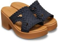 Crocs Herren Brooklyn Woven Slide Heel Sandalen, Black, 38/39 EU
