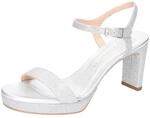 UNISA Damen SORO_EV Sandale mit Absatz, Silver, 40 EU