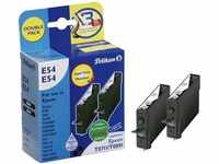 Pelikan E54E54 Druckerpatronen DoppelPack (ersetzen Epson T07114011) 2x schwarz