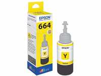 Epson T6644 Tintenpatrone EcoTank, Singlepack gelb, 70 ml