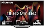 Hisense 55U7NQ 139cm (55 Zoll) Fernseher, 4K Mini LED ULED HDR Smart TV, Quantum Dot,