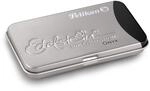 Pelikan 339622 GTP/6 Tintenpatronen Edelstein Ink im Metalletui Onyx, Schwarz