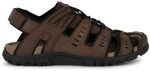 Geox Man UOMO SANDAL STRADA SANDALS Brown 39_EU