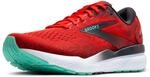 Brooks 1104181D623 Ghost 16 Herren Fiery Red/Ebony/Cockatoo EU 42