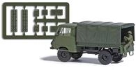 Busch 1935 Robur LKW Bausatz mit NVA-Soldat (H0, Milit&auml;r, Modellbau-Enthusiasten,