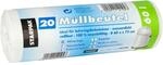 PAPSTAR 12104 Mlleimerbeutel LDPE, 60 Liter, wei&szlig;