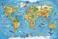 Schmidt Spiele 56412 Mauseschlau und B&auml;renstrak, Reise um die Welt, 100 Teile