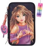 Depesche 12597 TOPModel Night Light - Gef&uuml;llte 3-Fach Federtasche mit Model-Motiv,