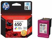 HP 650 Tri-color Ink Cartridge Cyan, Magenta, Gelb