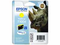 Epson T1004 Nashorn, wisch- und wasserfeste Tinte (Singlepack) gelb