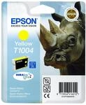 Epson T1004 Nashorn, wisch- und wasserfeste Tinte (Singlepack) gelb