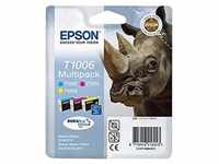Epson T1006 Nashorn, wisch- und wasserfeste Tinte (Multipack 3-farbig) (CYM)