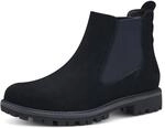 Tamaris Damen Chelsea Leder bequem; NAVY, EU 37