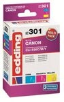 edding Druckerpatrone EDD-301 - Multipack 3 - Cyan, Magenta, Gelb - 3X 10,5 ml -