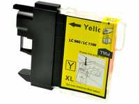 Logic-Seek Tintenpatrone kompatibel für Brother LC-1100 y - Yellow, kompatibel