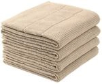 Schiesser Handtuchset Turin | Frottier | 4-teilig | Reiskornoptik | 100% Baumwolle 