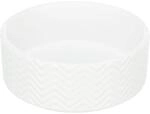 Futterstation aus Keramik, 0,4 l/&Oslash; 13 cm, Wei&szlig;