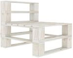 vidaXL Holz Garten Paletten Mittelsofa f&uuml;r Innen- und Au&szlig;enbereich...