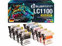 Bubprint 10 Druckerpatronen kompatibel als Ersatz für Brother LC-1100 LC-980...