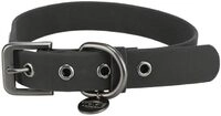 Trixie Hunde-Halsband CityStyle L-XL: Halsumfang 50-57cm/30mm schwarz - Hochwertiges