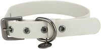 Trixie Hunde-Halsband CityStyle L: Halsumfang 45-52cm/25mm hellgrau - Hochwertiges