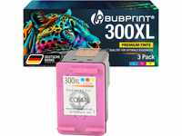 Bubprint Druckerpatrone kompatibel als Ersatz für HP 300 XL 300XL für DeskJet...