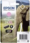 Epson 24XL Light Magenta Elephant High Yield Genuine, Claria Photo HD Ink...