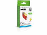 KMP Tintenkartusche für HP Photosmart C5380/C6380, H66, yellow