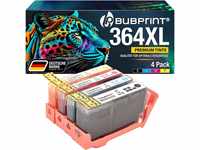 Bubprint 364XL 4 Druckerpatronen kompatibel als Ersatz für HP 364 XL HP 364XL...