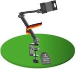 conecto Tablet-Tisch-Halterung, 360&deg; drehbar, 4.7" bis 12.9" Tablets, bis zu 1kg