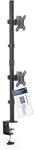 DIGITUS Monitor Halterung 2 Monitore &ndash; Vertikal &ndash; Bis 32 Zoll | 8 kg Traglast je