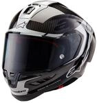Alpinestars Supertech R10 Element Carbon Helm, schwarz/Silber, L (59/60)