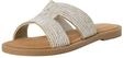 Tamaris Damen Mules Pantoletten Leder Sommer; SILVER GLAM/metallic; 40 EU