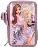 Depesche 12527 TOPModel Glitter Queen - Gef&uuml;llte 3-Fach Federtasche mit