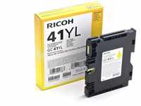 Ricoh 405768 SG2100N Inkjet Cartridge, 600 Seiten / 5% Deckung GC41YL, gelb